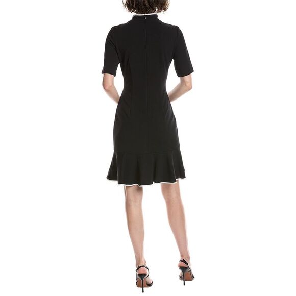 Adrianna Papell Womens Shift Dress, Black - Picture 2 of 3